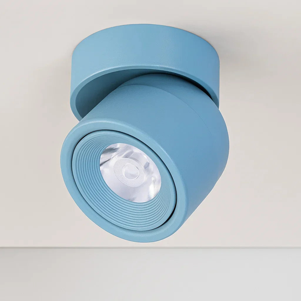 Spot LED orientable pour plafond en aluminium
