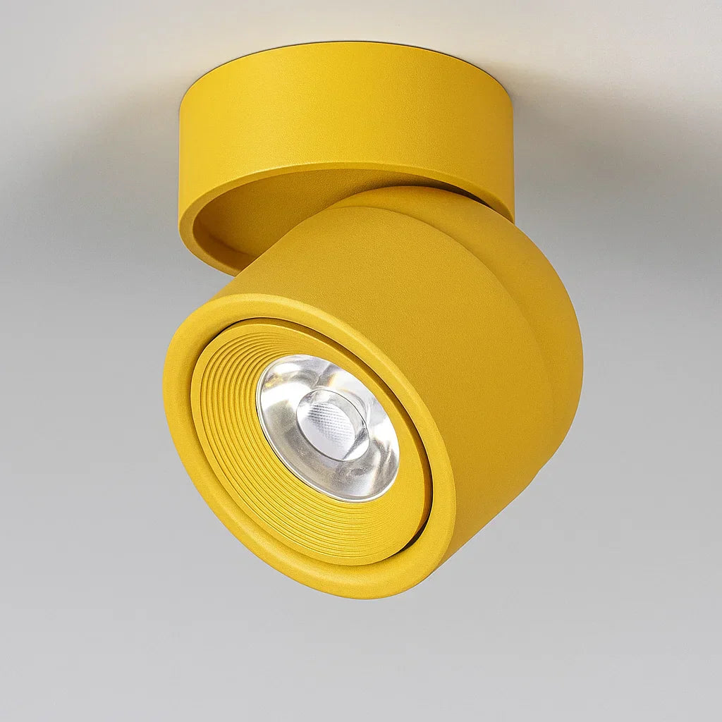 Spot LED orientable pour plafond en aluminium
