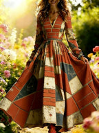 Robe florale effet 3D — Élégance casual