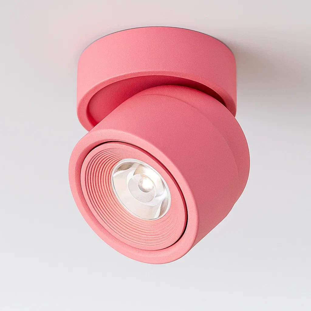 Spot LED orientable pour plafond en aluminium