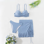 Raphaëlle — Bikini deux-pièces à armatures bleu