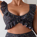 Jeanette — Maillot de bain dos nu à motif floral