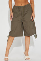 Short cargo de mon copain - Olive