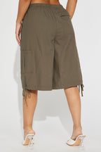 Short cargo de mon copain - Olive