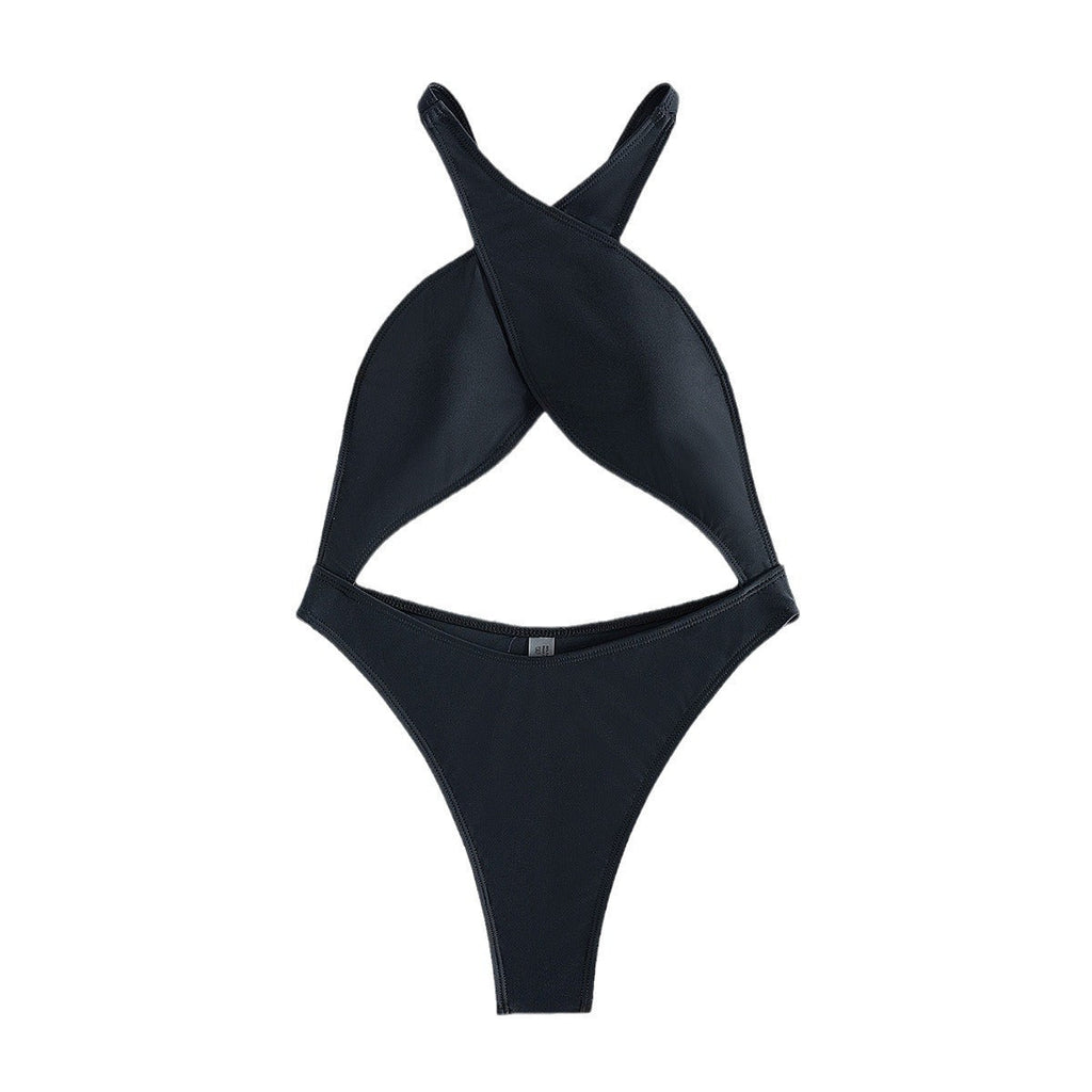 Bikini une pièce dos nu croisé