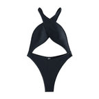 Bikini une pièce dos nu croisé