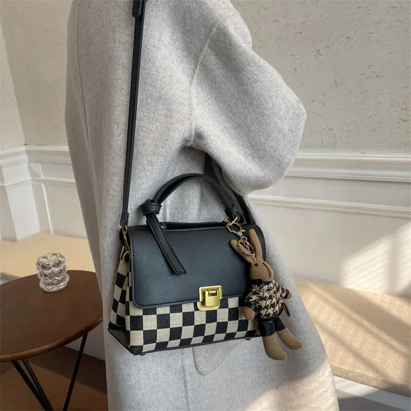 Sac A Main En Pu À Rabat Vintage - Chic&Shines