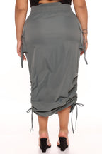 Long skirt I'll tell you what I want - Olive