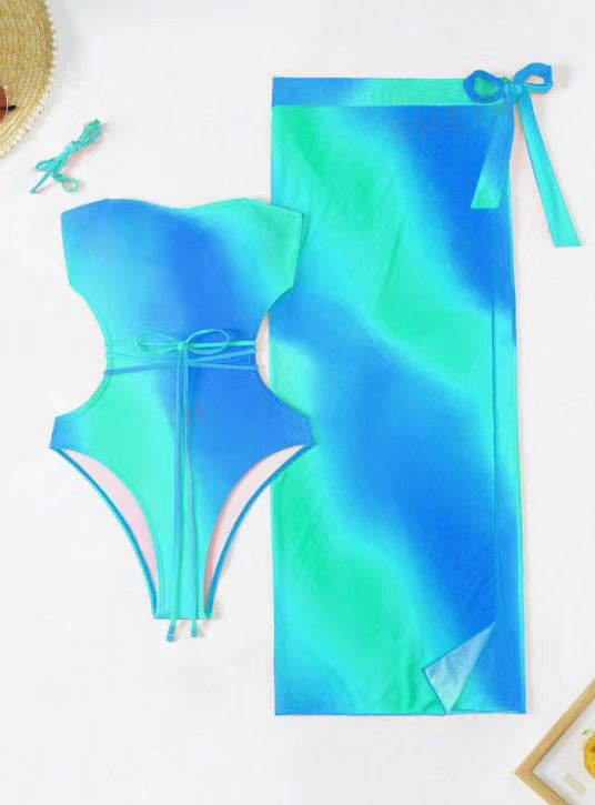 Esther — Maillot de bain à jupe dégradé