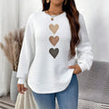 Pull décontracté à manches longues Love - Chic&Shines