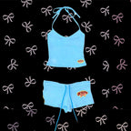 Ensemble deux pièces Camisole et short motif animalier
