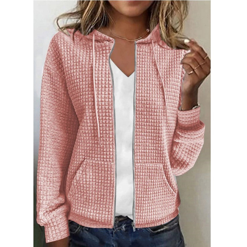 Veste à capuche fermeture éclair - Chic&Shines