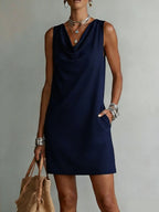 Robe épaules dénudées sans manches