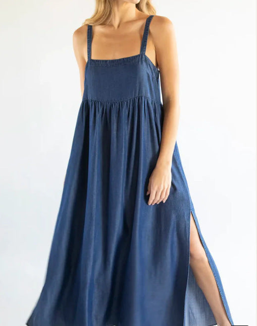 Robe sans manches motifs floraux - Coupe décontractée