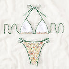 Mila — Green wrap two-piece bikini