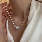 Necklace with heart pendant