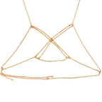 Bijoux de corps strass en croix
