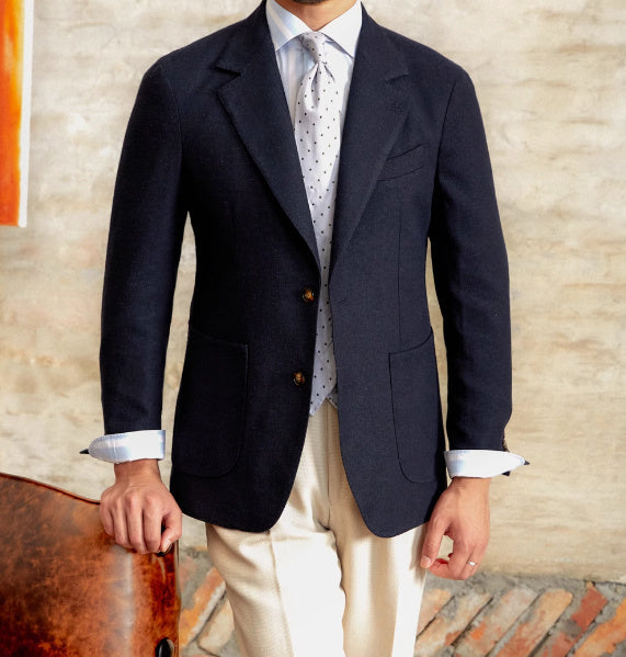 Costume à motif pour homme