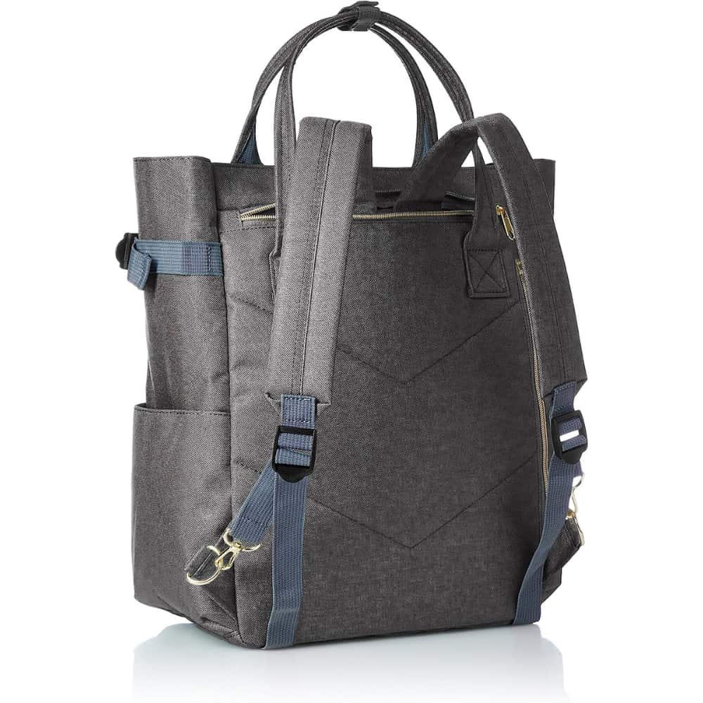 Sac à main et sac à dos multifonctionnel - pour usage quotidien et voyage - détail de voyage - couleur grise
