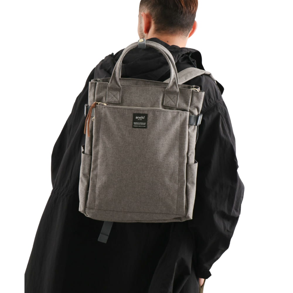 Sac à main et sac à dos multifonctionnel - pour usage quotidien et voyage - détail de voyage - couleur grise