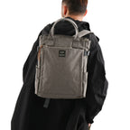 Sac à main et sac à dos multifonctionnel - pour usage quotidien et voyage - détail de voyage - couleur grise