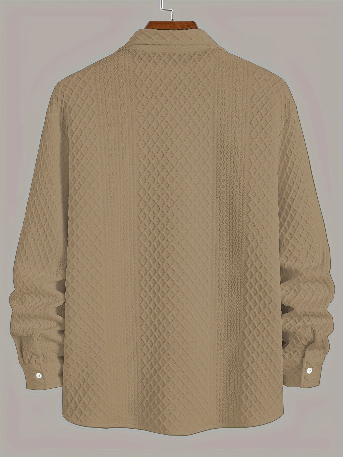 Chemise stretch en tricot pour hommes - Confort moderne avec une touche classique