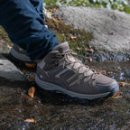 Chaussures de randonnée femme en cuir imperméable