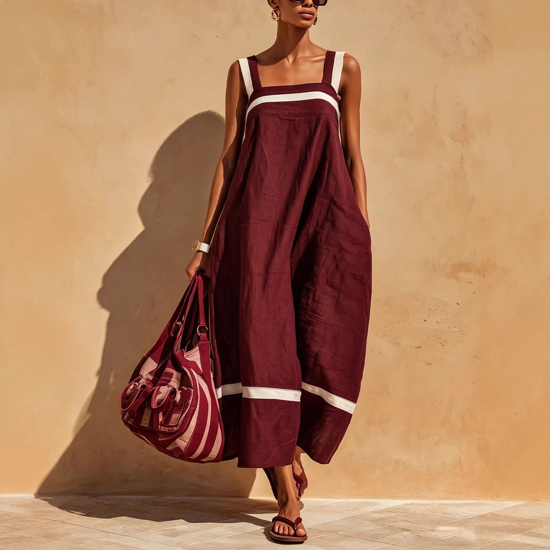 Linen summer dress – Loose and comfortable fit