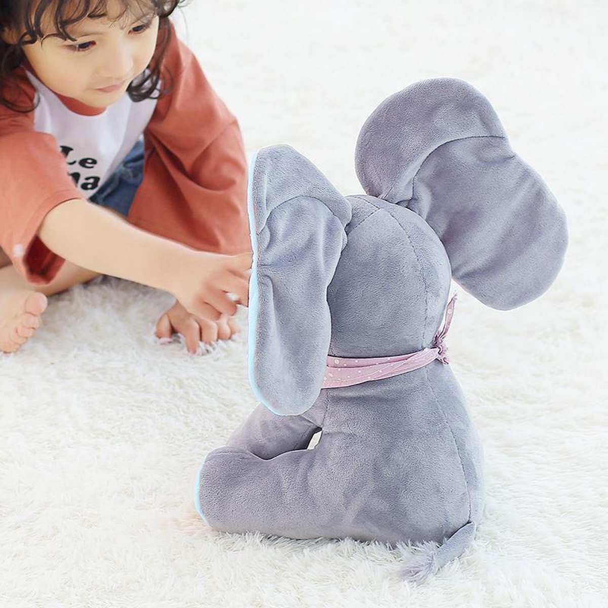 Jouets en peluche Elephant qui chantent et jouent