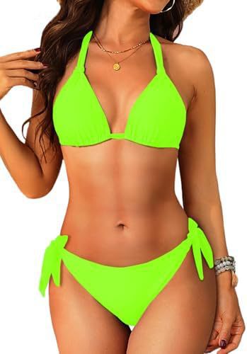 Bahia — Bikini deux-pièces triangle rouge