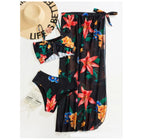 Eléonore — Ensemble trois pièces à motif floral