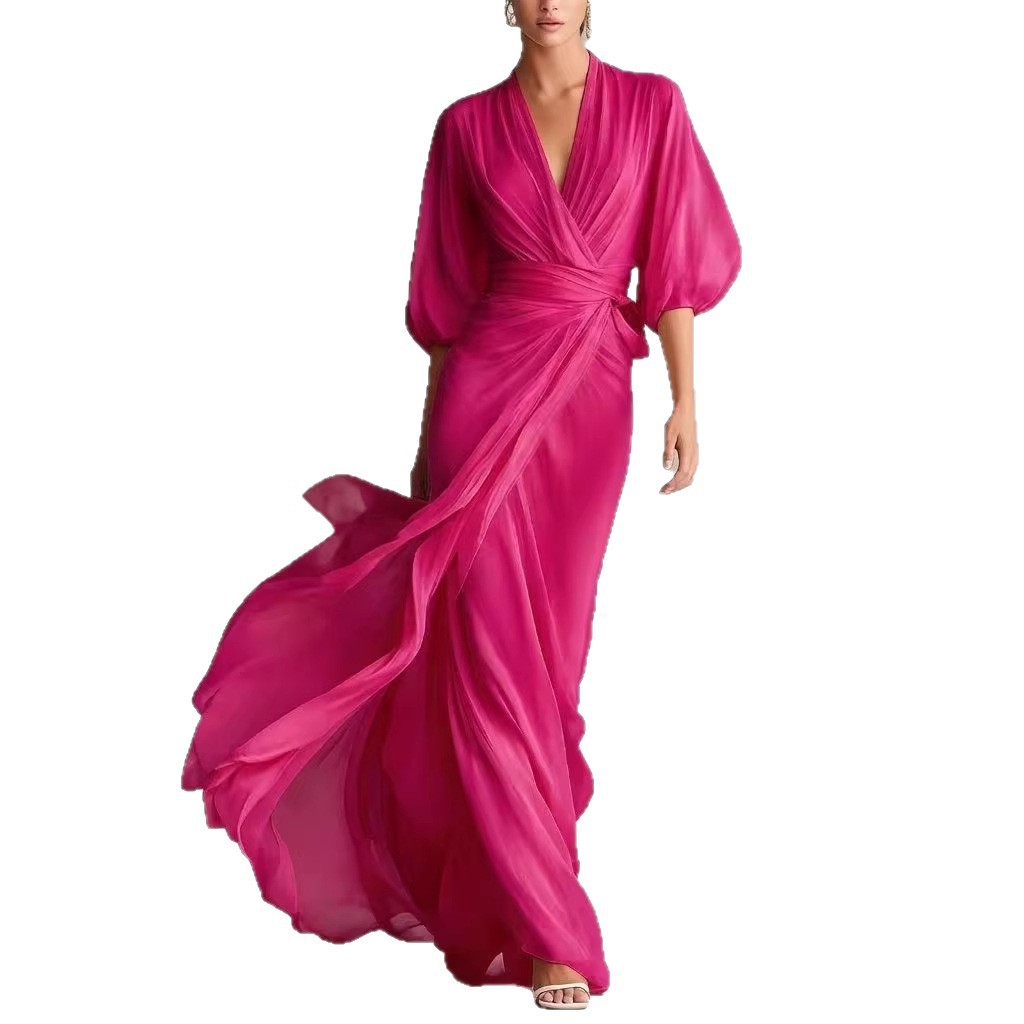 Robe longue épurée — Élégance intemporelle
