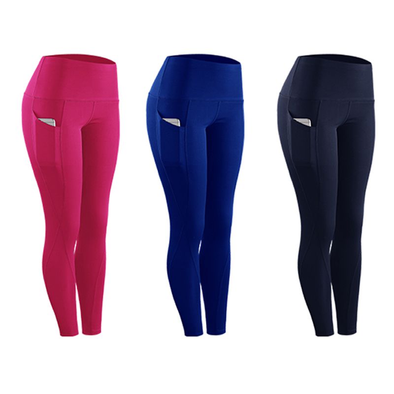 Stretch leggings with pockets