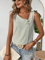 Haut sans manches col diagonal - Chic&Shines