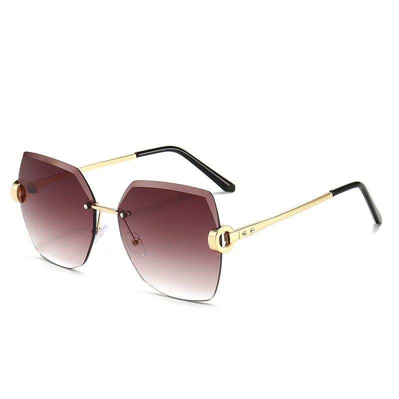 Lunette de soleil carrée dégradée