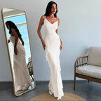 Robe Asymétrique Sans Manches À Volants