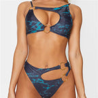 Maillot de bain 2 pièces sexy tie-dye - Chic&Shines