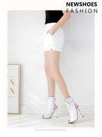 Talons hauts en simili cuir