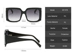 Lunette de soleil carrées tendance