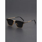 Lunette de soleil carrée rétro protection UV
