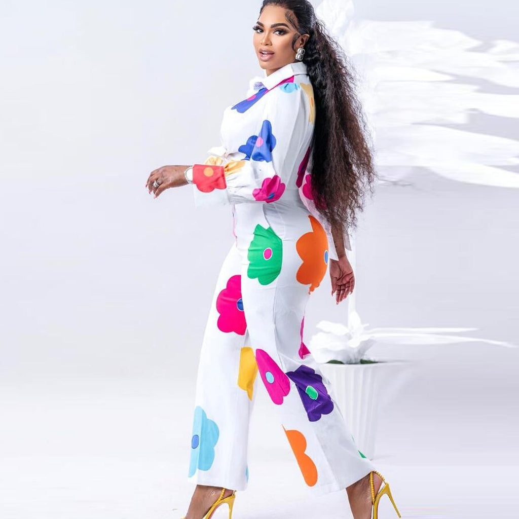 Ensemble chemise courte et pantalon