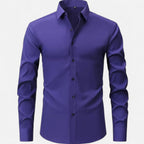Men's Slim Fit Stretch Long Sleeve Shirt