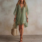 Flowy bohemian set — Blouse and twirling skirt