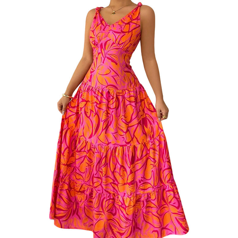 Robe Midi Imprimé Fleuri — Élégance Intemporelle