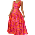 Robe Midi Imprimé Fleuri — Élégance Intemporelle