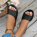 Sandales plates à la mode, chaussures d'été pour vacances en bord de mer, plage - Chic&Shines