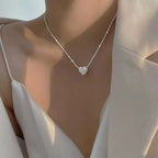 Necklace with heart pendant