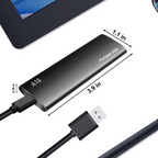 DriveBox | Stockage USB-C compact de 4 To pour le travail et les déplacements