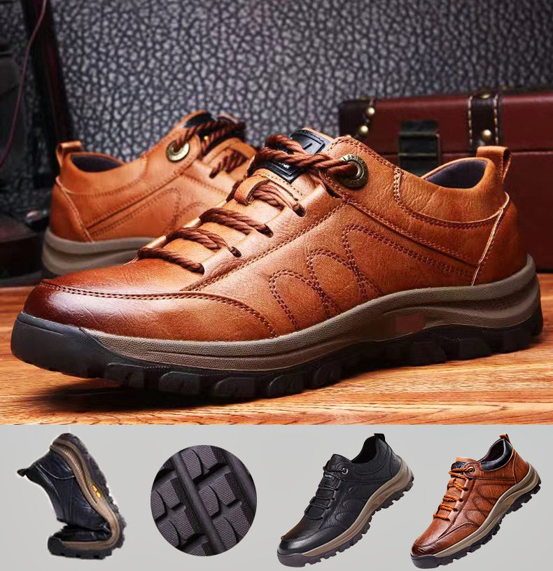 Handmade Men's Leather Orthopedic Shoes