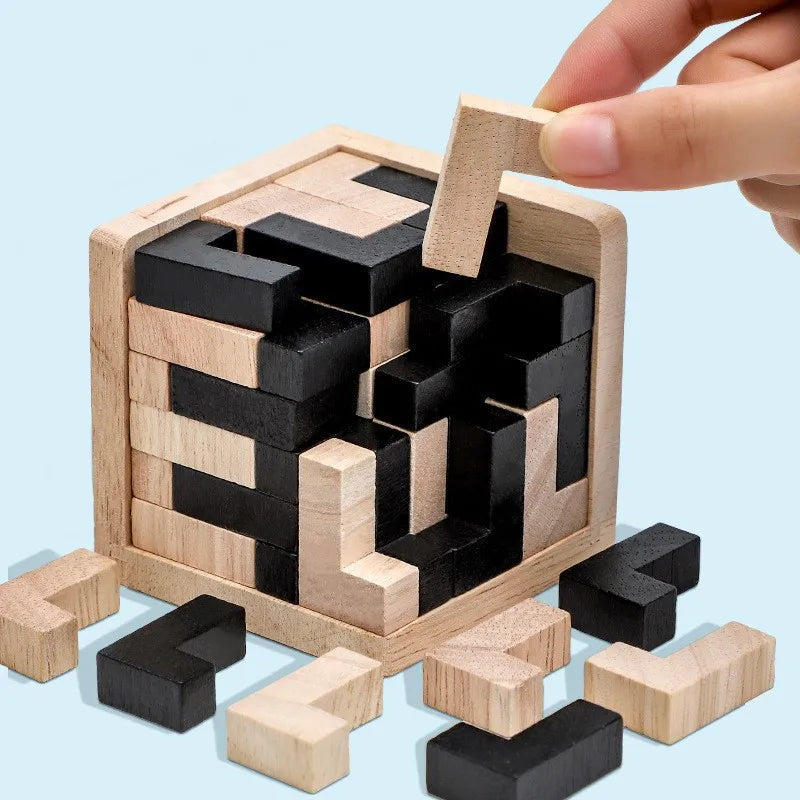 Casse-tête en bois 3D pour adultes et enfants